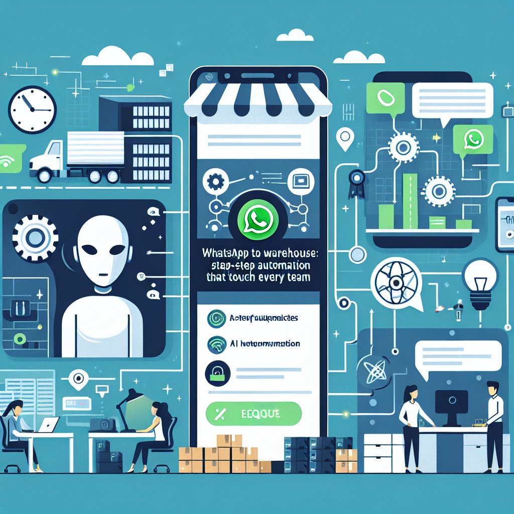 WhatsApp-ից մինչև պահեստ: քայլ առ քայլ ավտոմատացումներ, երբ մեկ հարցը շարժում է ամբողջ բիզնեսը