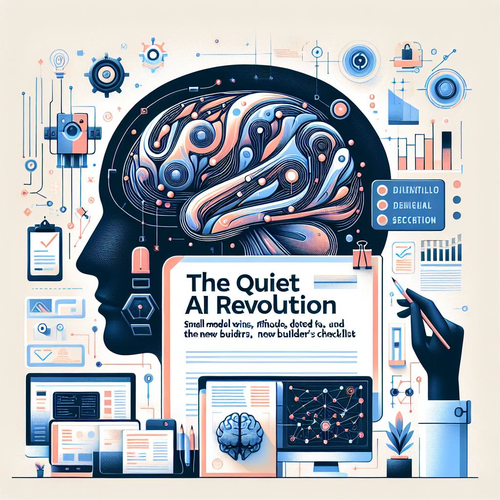 AI-ի անտեսանելի առաջընթացը. փոքր մոդելների ուժը, սինթետիկ տվյալներ և գործնական կառուցման ստուգաթերթ