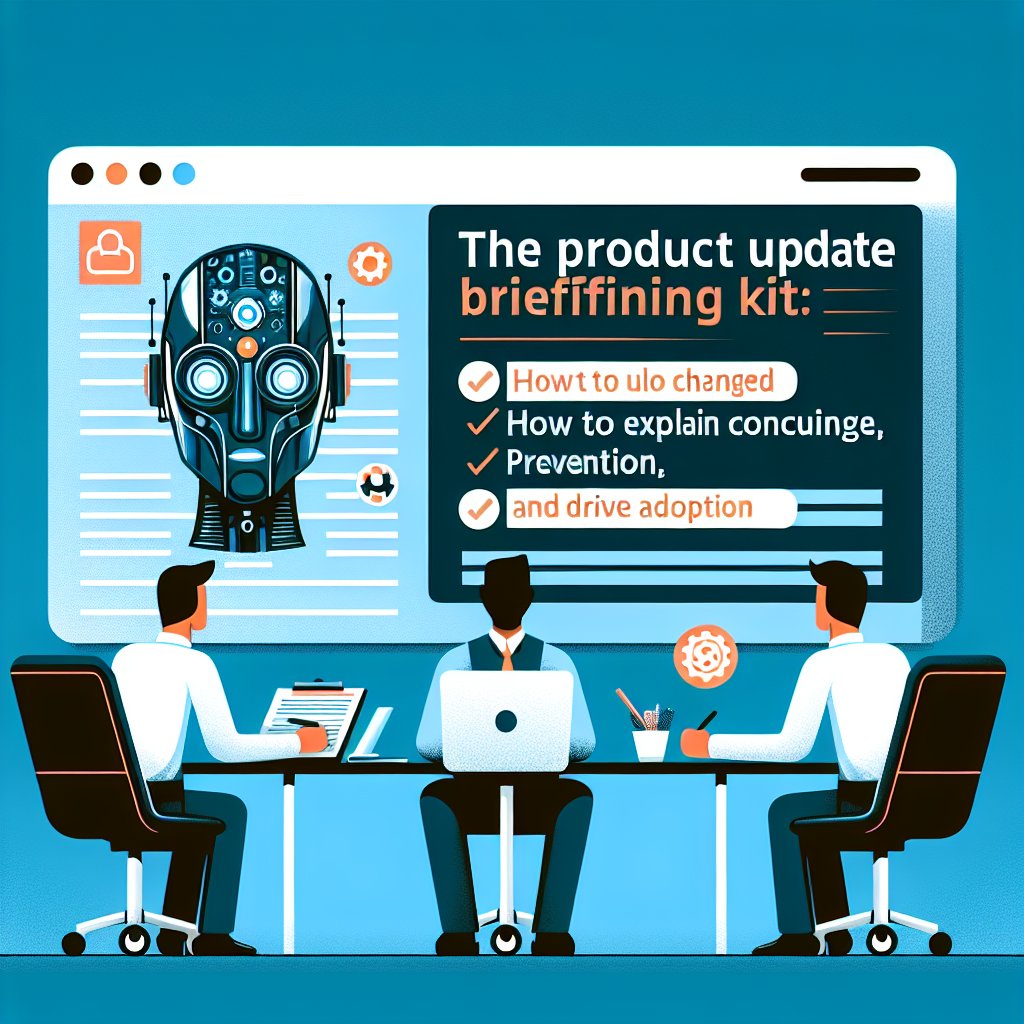 The Product Update Briefing Kit: How to Explain What Changed, Prevent Confusion, and Drive Adoption
