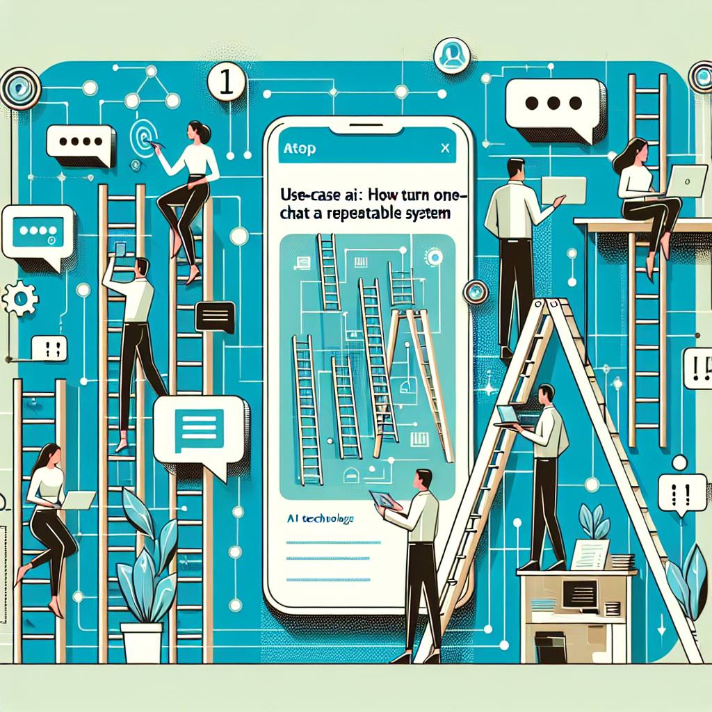 Use-Case Ladders: How to Turn One Chat Into a Repeatable System