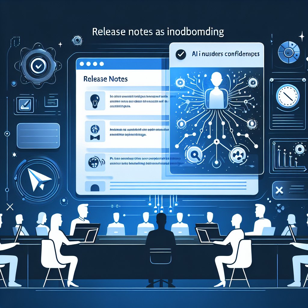 Release Notes as Onboarding: How to Explain Changes and Keep Users Confident