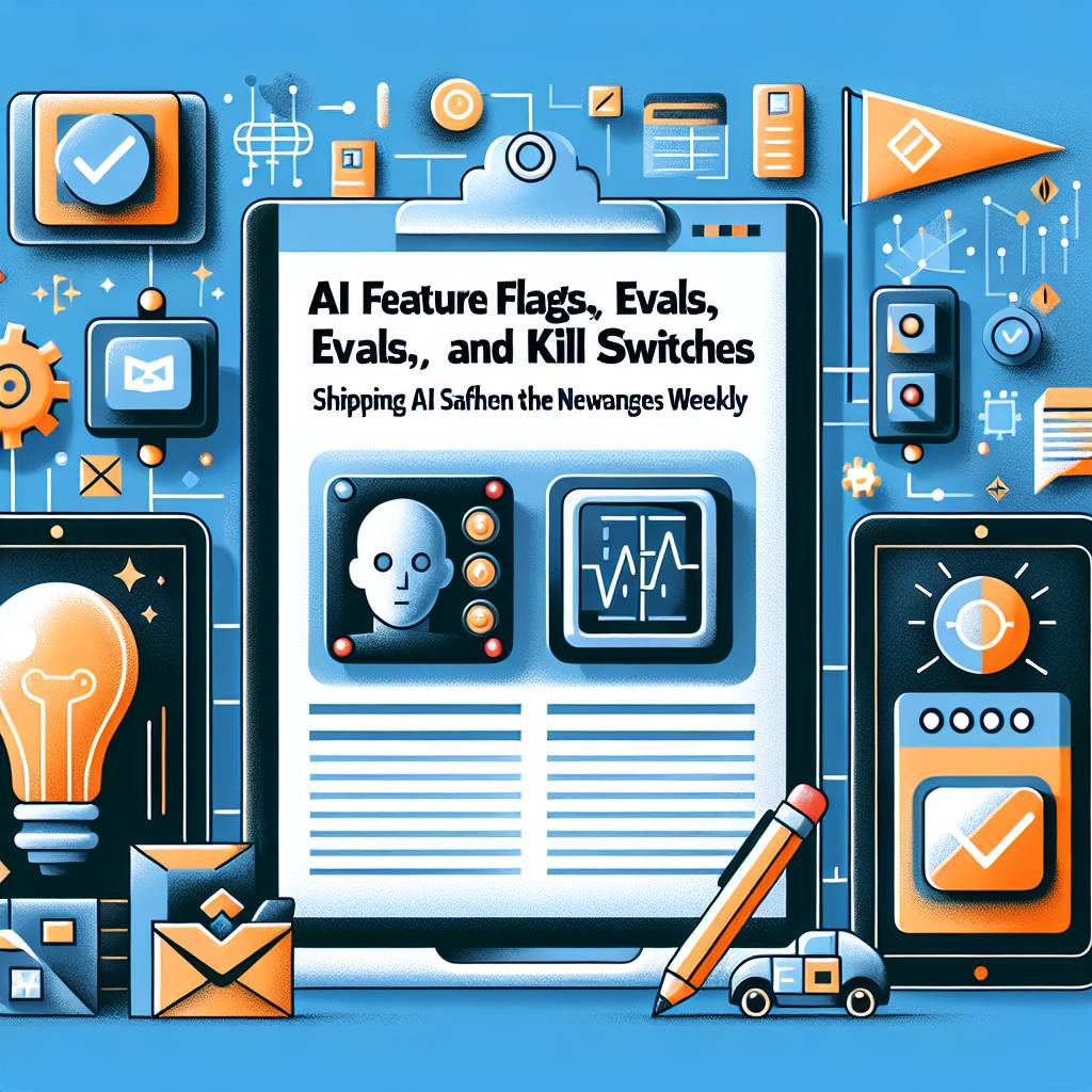 Фичер-флаги, eval-тесты и аварийные переключатели: как выпускать AI-функции без сюрпризов в мире еженедельных обновлений